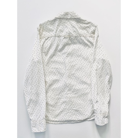 Boys Dotted Long Sleeve Button Up Dress Shirt - Picture 3 of 6